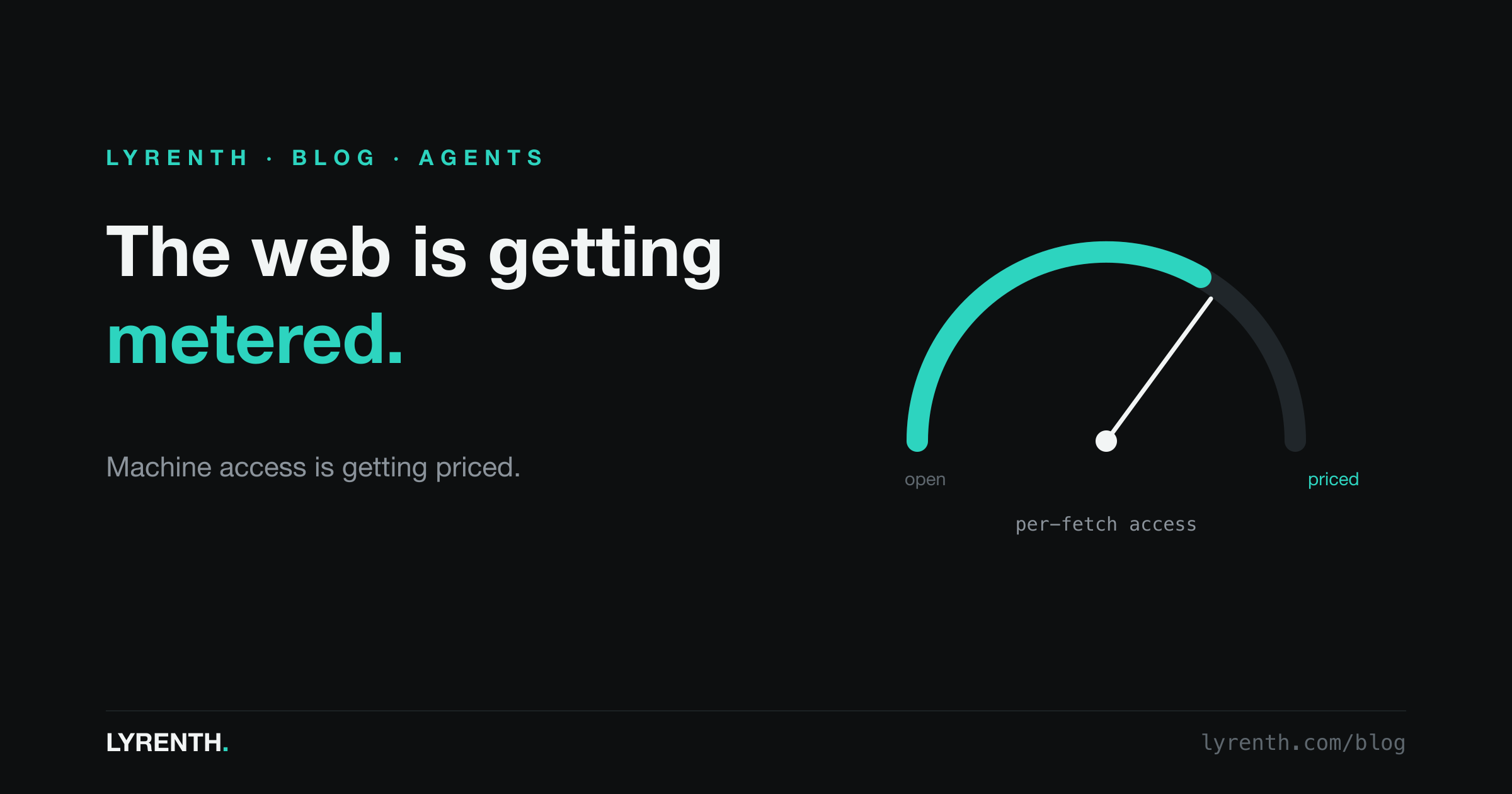 The web is getting metered for machines: what agent builders should know before September 15